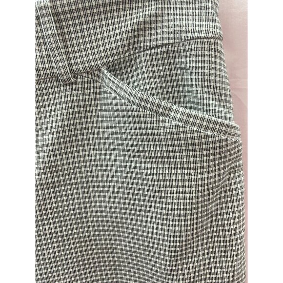 Hilary Radley Women's LG Black & White Stretch Tummy Control Leggings - Picture 5 of 6